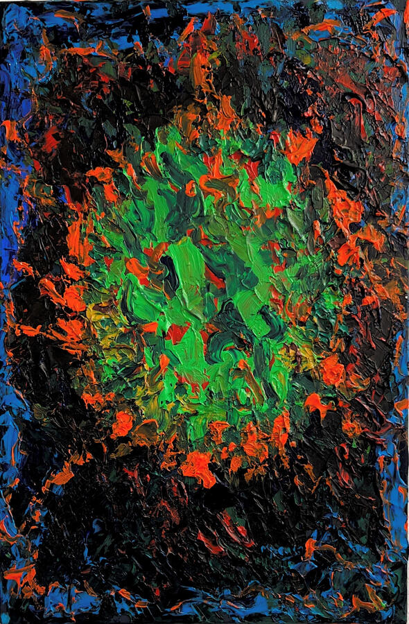 "Oil Abstract" by Michael Shannon Davis, Oil on Canvas, 24 x 16 inches, $100 + Shipping